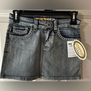 True People Jean skirt